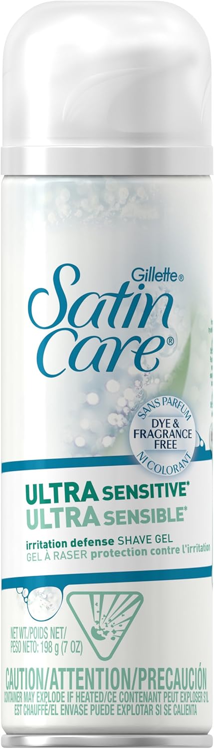 Gillette Satin Care Ultra Sensitive Women's Shave Gel - 7 oz