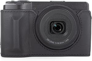 MUZIRI KINOKOO Half Case for Ricoh GR IV GR III Camera, Premium Genuine Leather Protective Case Compatible for GR IV/GR III D