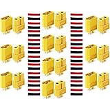 LHI 10 Pairs XT-60 XT60 Male Female Bullet Connectors Plugs For RC Lipo Battery