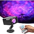 KOOT Water Wave Christmas Projector, RGB 16 Color Party Light, Sound Activated Flash Ripple LED Holiday Lighting With Remote for Disco, Halloween, Wedding, Kids Room