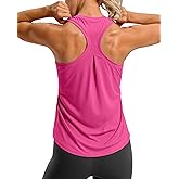 G Gradual Women's Workout Tank Tops Racerback Athletic Yoga Tops Loose Fit Sleeveless Running Gym Sports Shirts for Women