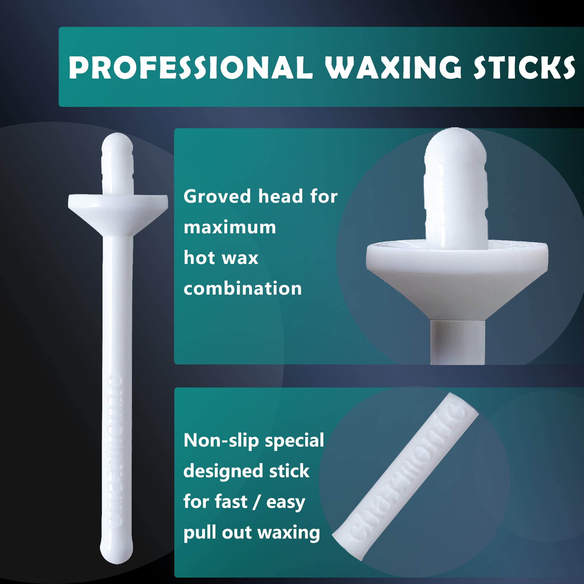 200 Pcs Wax Sticks, Nose Wax Kit Accessories, Waxing Sticks for Nostril Nasal Cleaning, Ear Face Eyebrows Hair Removal for Men Women