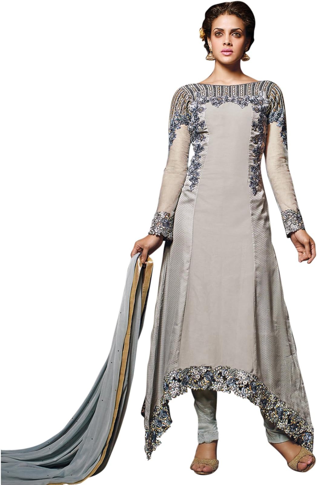 PappenBurg Women's Gorgeous Embroidered Salwar Suit