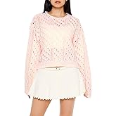 Forever 21 Womens Open Cable Knit Sweater