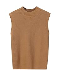 Amarmia Women's Mock Neck Knit Sweater Vest