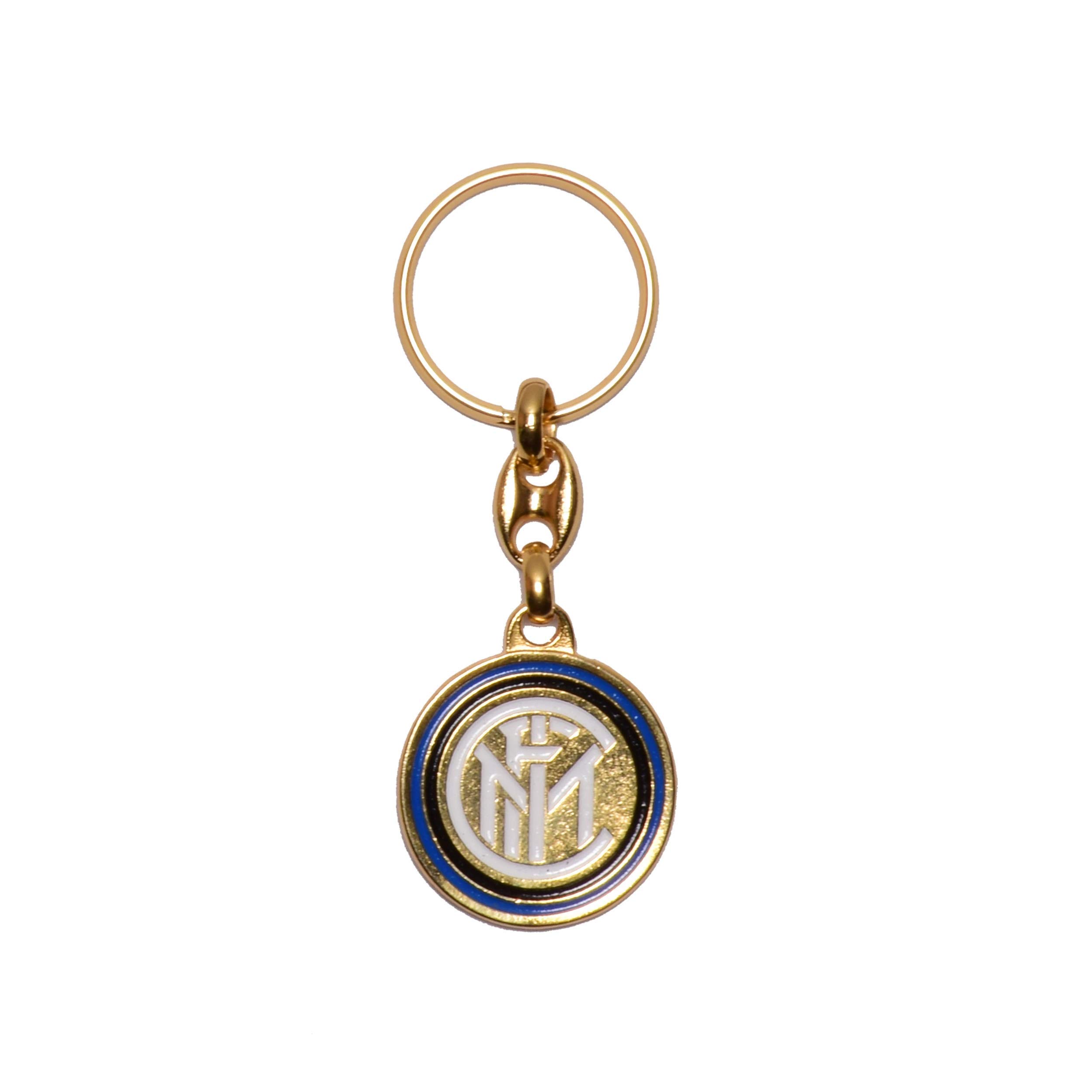 GIEMME Inter Milan Round Keychain - Official Product - Gold