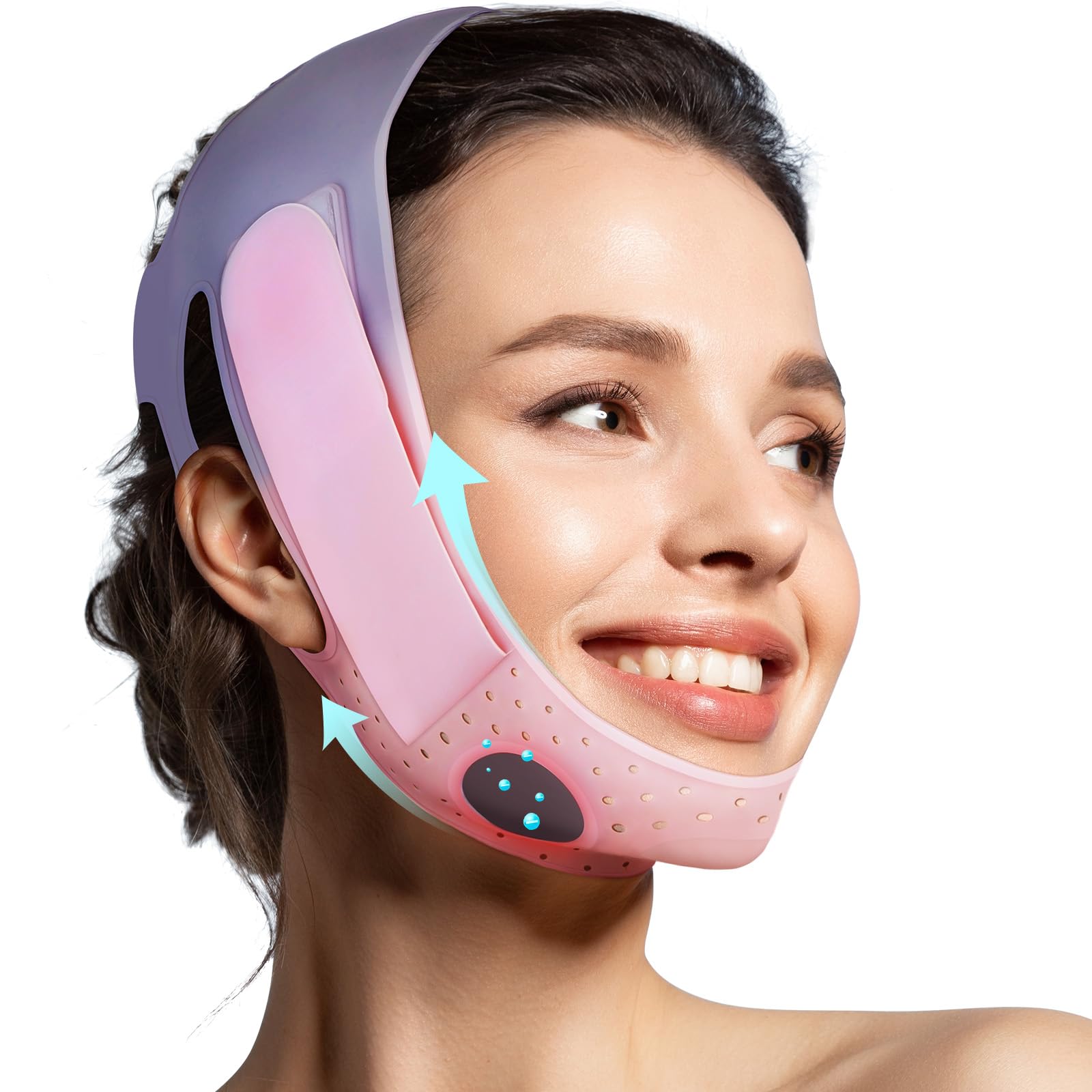 Photo 1 of V-Line Mask Chin Up Mask V Shaped Face Mask Chin strap, Soft Silicone Chin Strap V Line Lifting Mask for Women,Jaw Exerciser