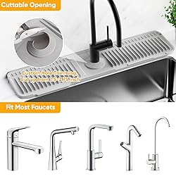 Folding Faucet Mat for Kitchen Sink Splash