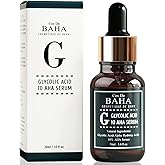 Glycolic Acid 10% AHA Serum - Gentle Exfoliating Formula with Aloe & Green Tea - Professional Facial Serum for Smoother Skin Appearance - Fragrance-Free Face Serum for All Skin Types, 1 Fl Oz (30ml)