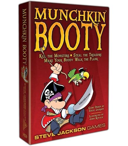 Munchkin Booty 2: Jump The Shark – Englische Erweiterung Für Das Piraten-Kartenspiel
