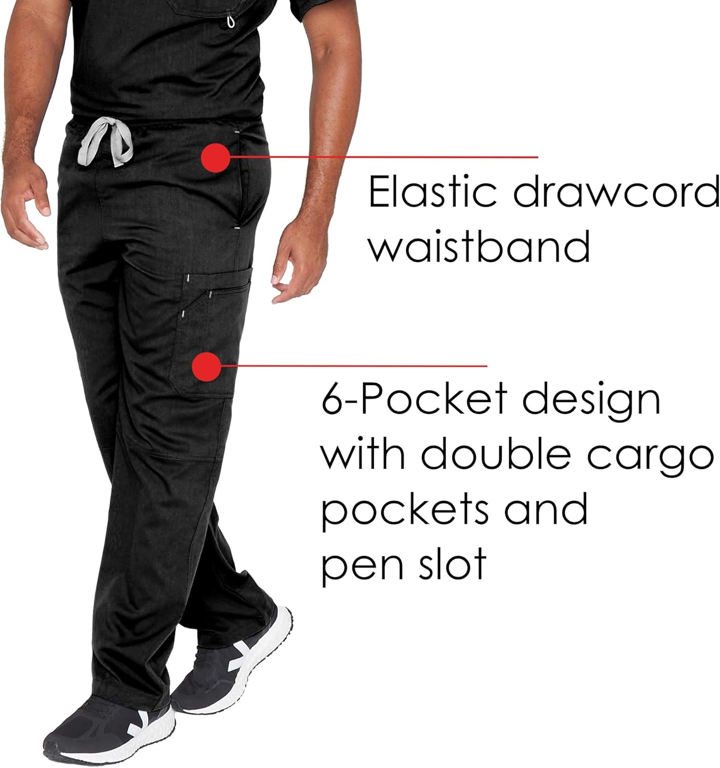 Grey's Anatomy Men's 0212 Modern Fit Cargo Scrub Pant: Clothing