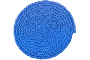 West Coast Paracord Twisted 3 Strand Natural Cotton Rope Artisan Cord – 1/4, 1/2, 5/8, 3/4 and 1 Inch Diameters – 10, 25, 50, 100 Feet