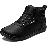 HOBIBEAR Women's Wide High-Top Barefoot Sneakers | Men's Mesh Lined Comfortable Ankle Bootie | Minimalist Zero Drop Sole
