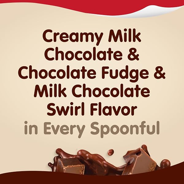 SNACK PACK MILK CHOCOLATE AND CHOCOLATE FUDGE & MILK CHOCOLATE SWIRL PUDDING CUPS, 3.25 OZ., 12-COUNT FAMILY PACK