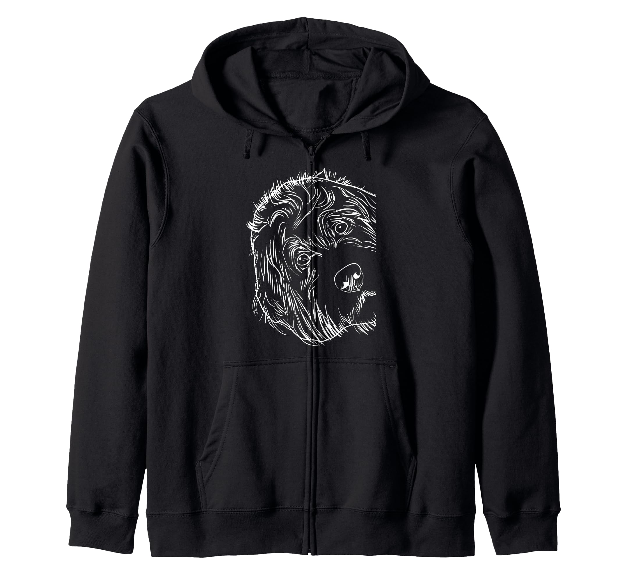 Funny Dog Labradoodle Zip Hoodie