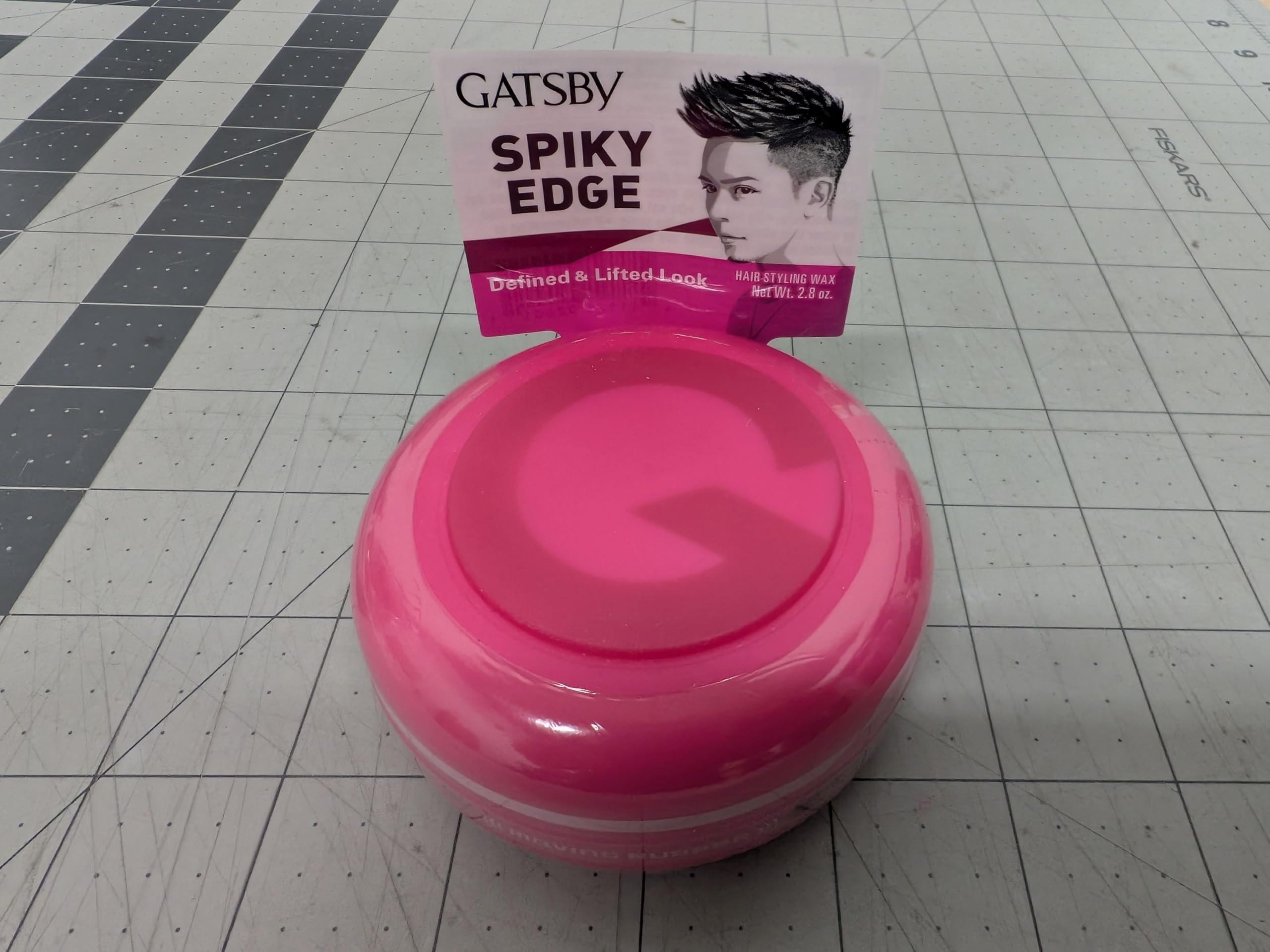 Gatsby Moving Rubber Spiky Edge Hair Wax, English Version, 80g/2.8oz
