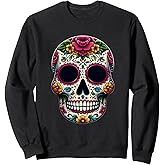 Funny Cinco De Mayo Shirt Dia de Los Muertos Sugar Skull Sweatshirt