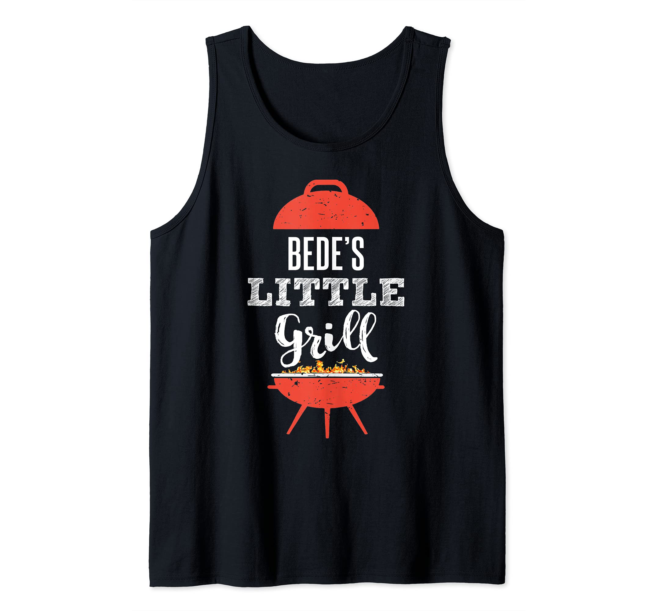 Funny BBQ Grilling Gift Design for Bede's Little Grill Tank Top