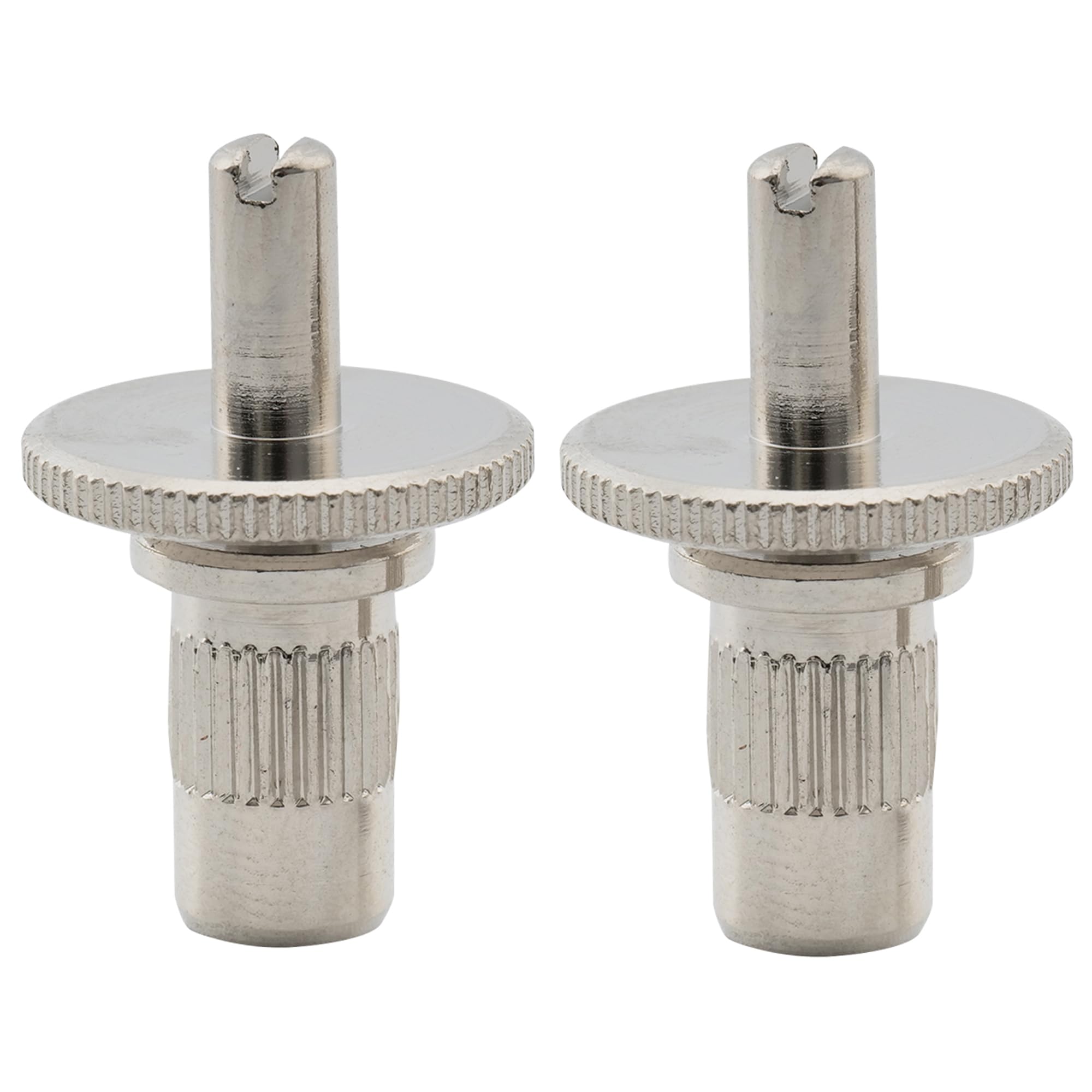 Musiclily Pro Metric Sized M4 Nashville Tune-o-matic Bridge Studs and Bushings for Epiphone Les Paul Style Guitar, Nickel(Set of 2)