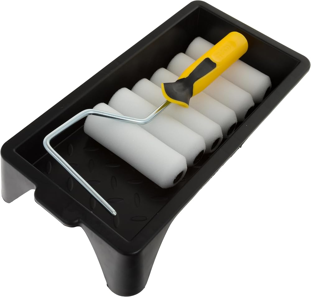 CORAL Coral 43401 Easy Coater Mini Roller Kit 8 Piece High Density Foam Covers