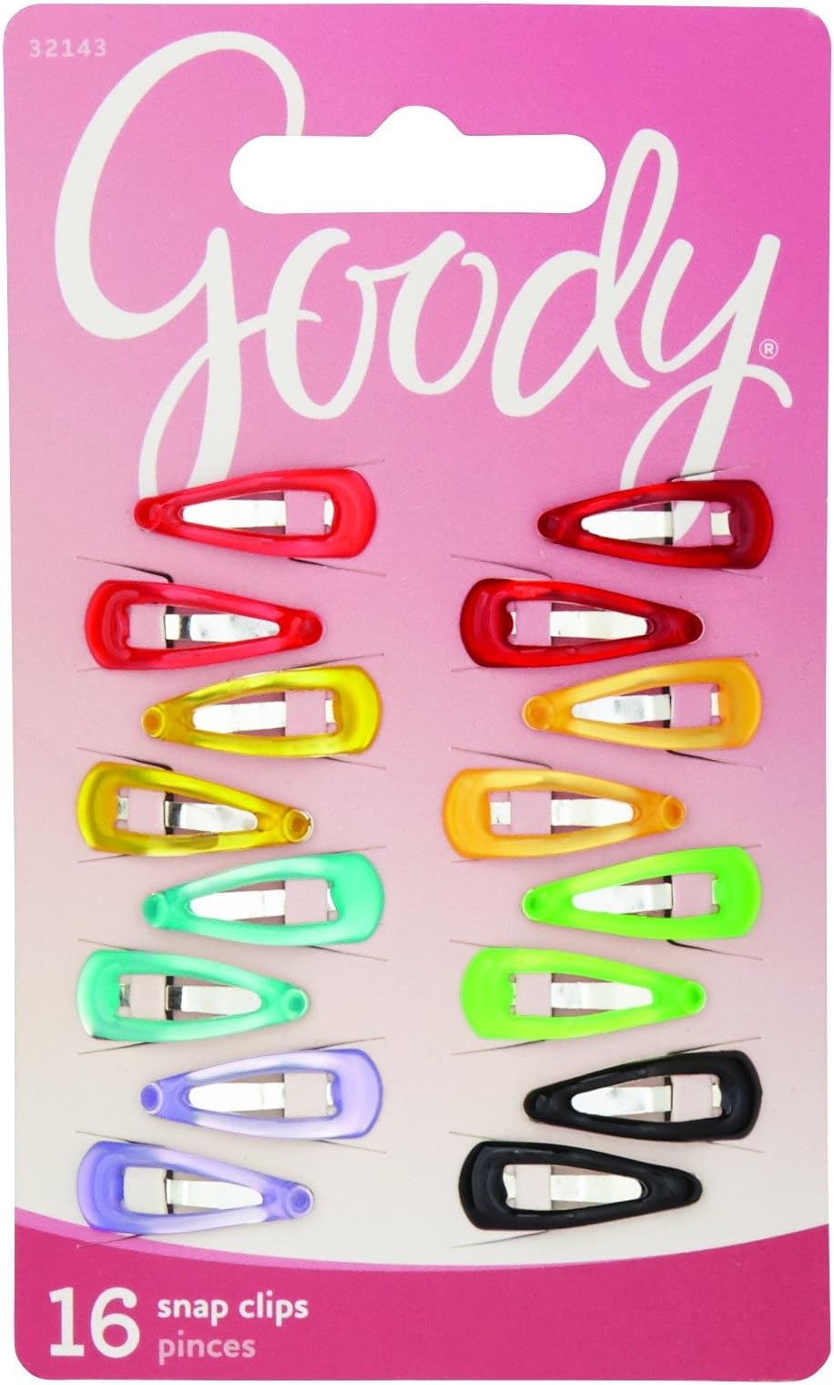 Goody Girls Daisy Charmed Contour Clips, 8 Count