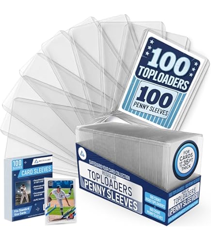 Amazon.com: 600 Pack Card Sleeves, Soft Penny Sleeves for Trading Cards,  Perfect Fit for TCG, MTG, Baseball & Sports Cards : Toys & Games