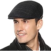 Sumolux Mens Newsboy Cap Winter Beret Hat Cabbie Flat Cap