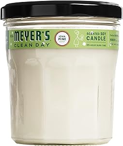 Mrs. MEYER'S Clean Day Soy Candle, Iowa Pine (7.2 Ounce (Pack of 1))