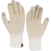 FZ FANTASTIC ZONE Womens Winter Warm Touchscreen Gloves Knit Working Texting Thermal Gloves for Women Cold Weather Gifts