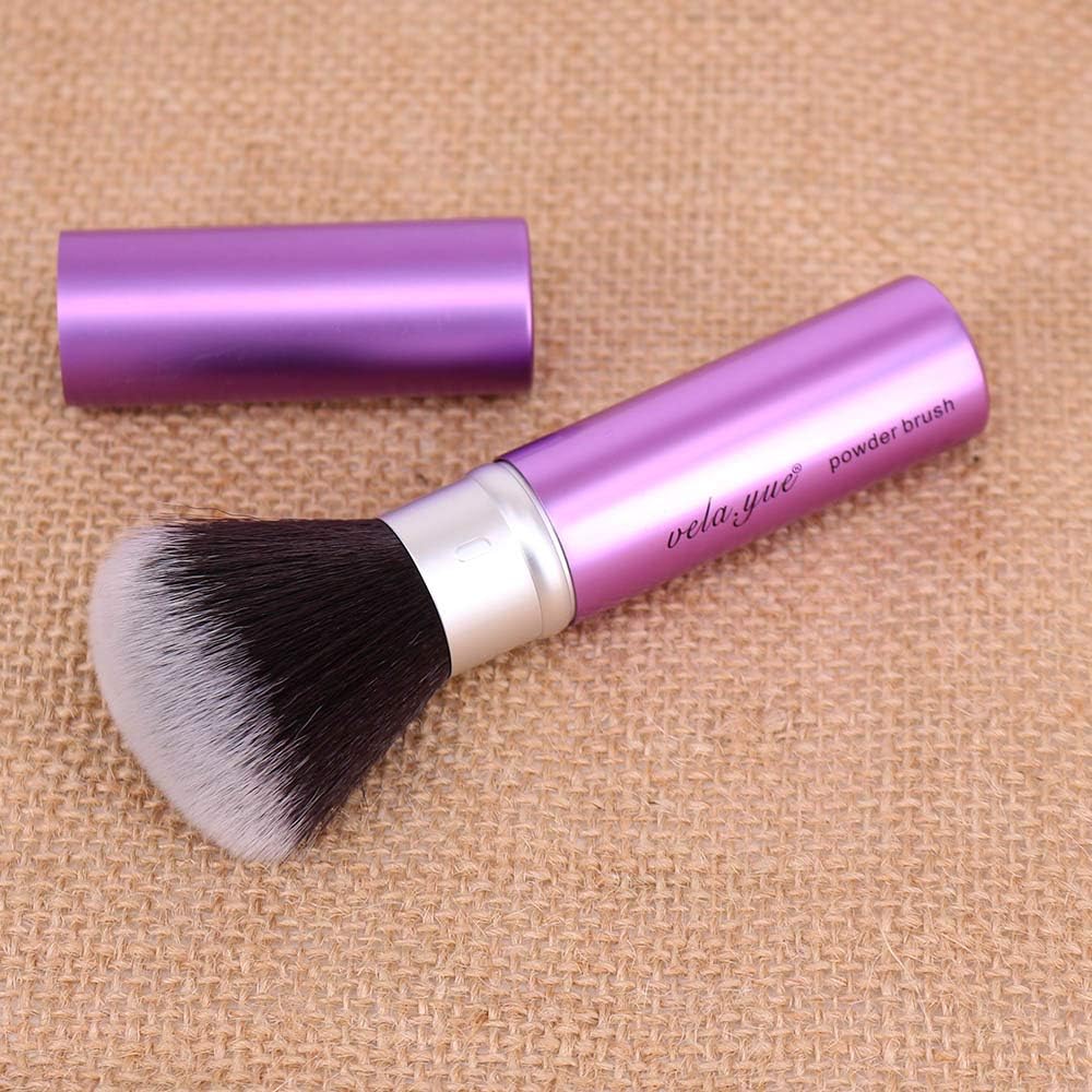 Vela.Yue Retractable Face Kabuki Brush Round Powder Travel Makeup Brushes, 501 - Image 3
