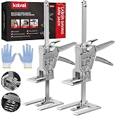 Kolvoii Labor Saving Arm Jack 2 Pack, 9.5 in Lift Range, Hand Lifting Jack | Stainless Steel and Aluminum Arm Jack with 9.5 in Lift Range for Cabinet, Door, Window, Drywall and Furniture Installation