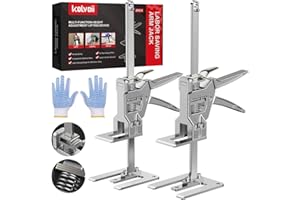 Kolvoii Labor Saving Arm Jack, 2 Pack Stainless Steel Construction Jack, Versatile and Easy to Use Hand Lifting Tools Improved Quality Lifting Device