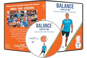 Grow Young Fitness Balance Exercises for Seniors - Low-Impact Senior Exercise DVD for Better Balance and Increased Mobility - Ch. 2 Workouts for Seniors