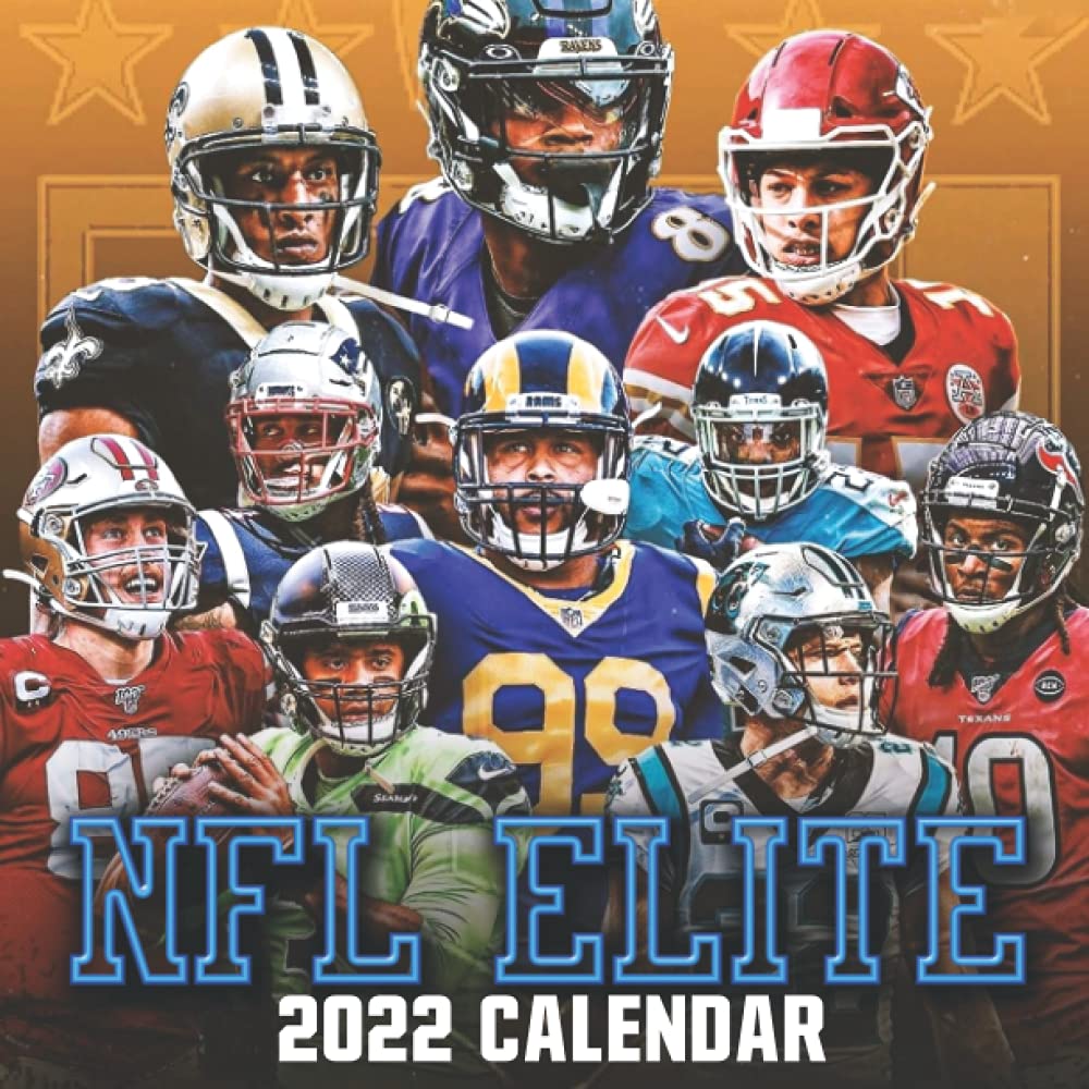 Nfl Elite 2022 Calendar: 12 Months 2022 - New Nfl Elite 2022 Calendar: Wallis, Kerry: 9798487137159: Amazon.com: Books