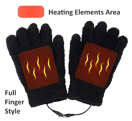 ObboMed MH-1005 Erwärmte Wärmende Handschuhe aus Fernen Infrarot-Kohlefaser, Touchscreen-Vollfinger, USB 5V 6W, Wellenlänge 8