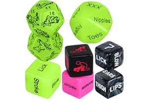 Sex Dice, Positon Dice Game Adult Game for Date Night Positions Games, Couples Sex Toys Positon Dice for Date Night Games Rom