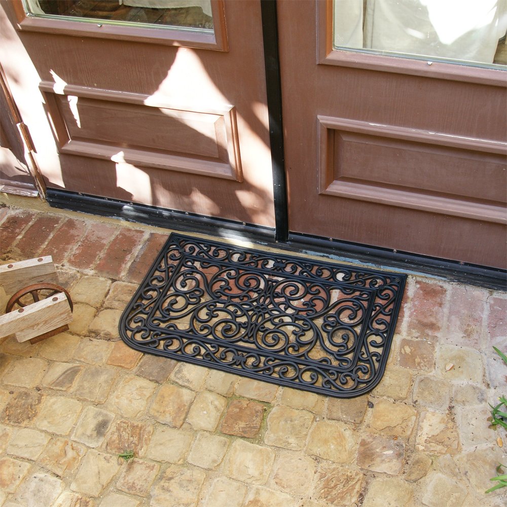 RubberCal "Liverpool" Outdoor Cast Iron Door Mat, 18 by 30Inch 845605032632 eBay
