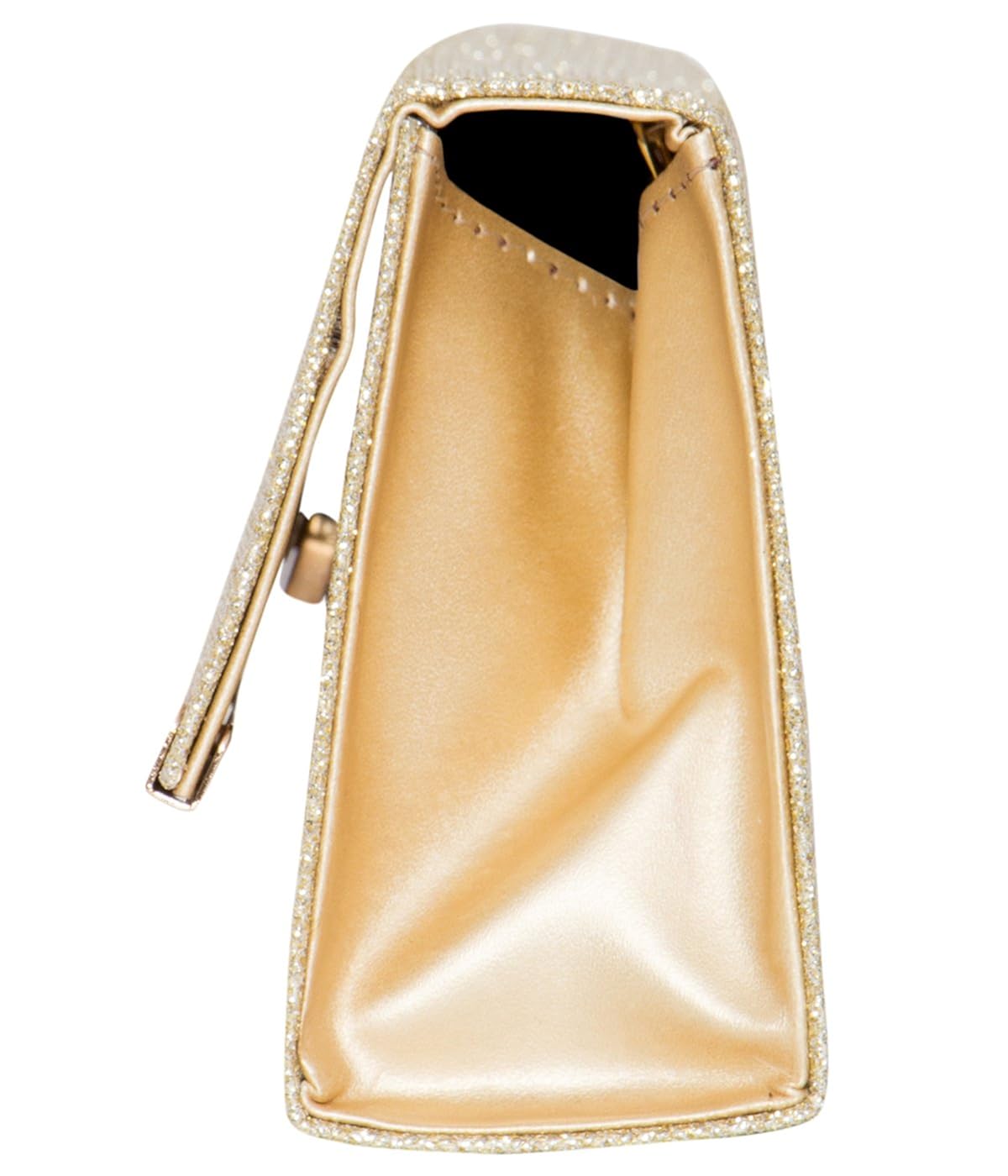 adisa cl026 gold women girls clutch sling bag