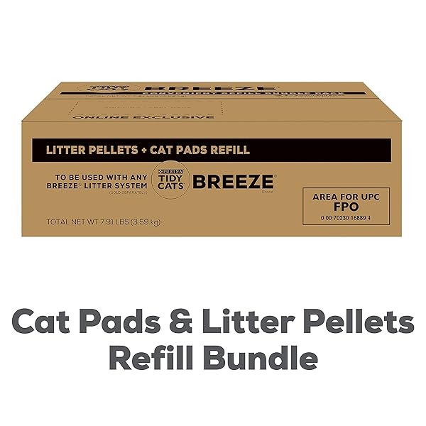 PURINA TIDY CATS BREEZE LITTER SYSTEM CAT REFILL BUNDLE – 7.91 LB. BOX