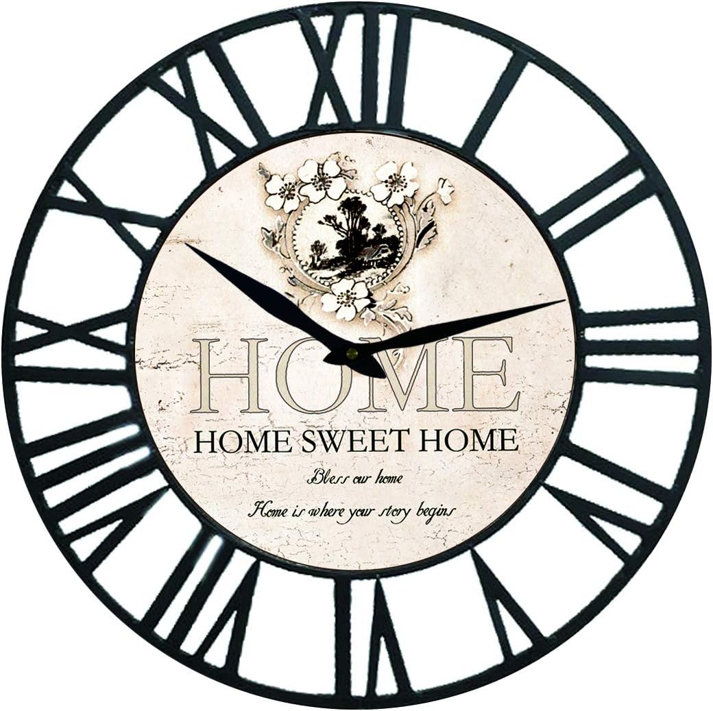 Best Home Is Where The Heart Is Decor Clock