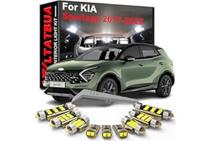 LED Interior Light Kit Package Replacement for KIA Sportage QL NQ5 2016 2017 2018 2019 2020 2021 2022 2023, Super Bright 6000