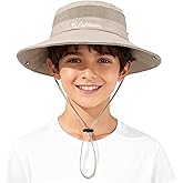 Zando Outdoor Kid Sun Hat UPF 50+ Adjustable Quick Dry Breathable Handiness Bucket Hats Fishing Safari Family Trip Hat