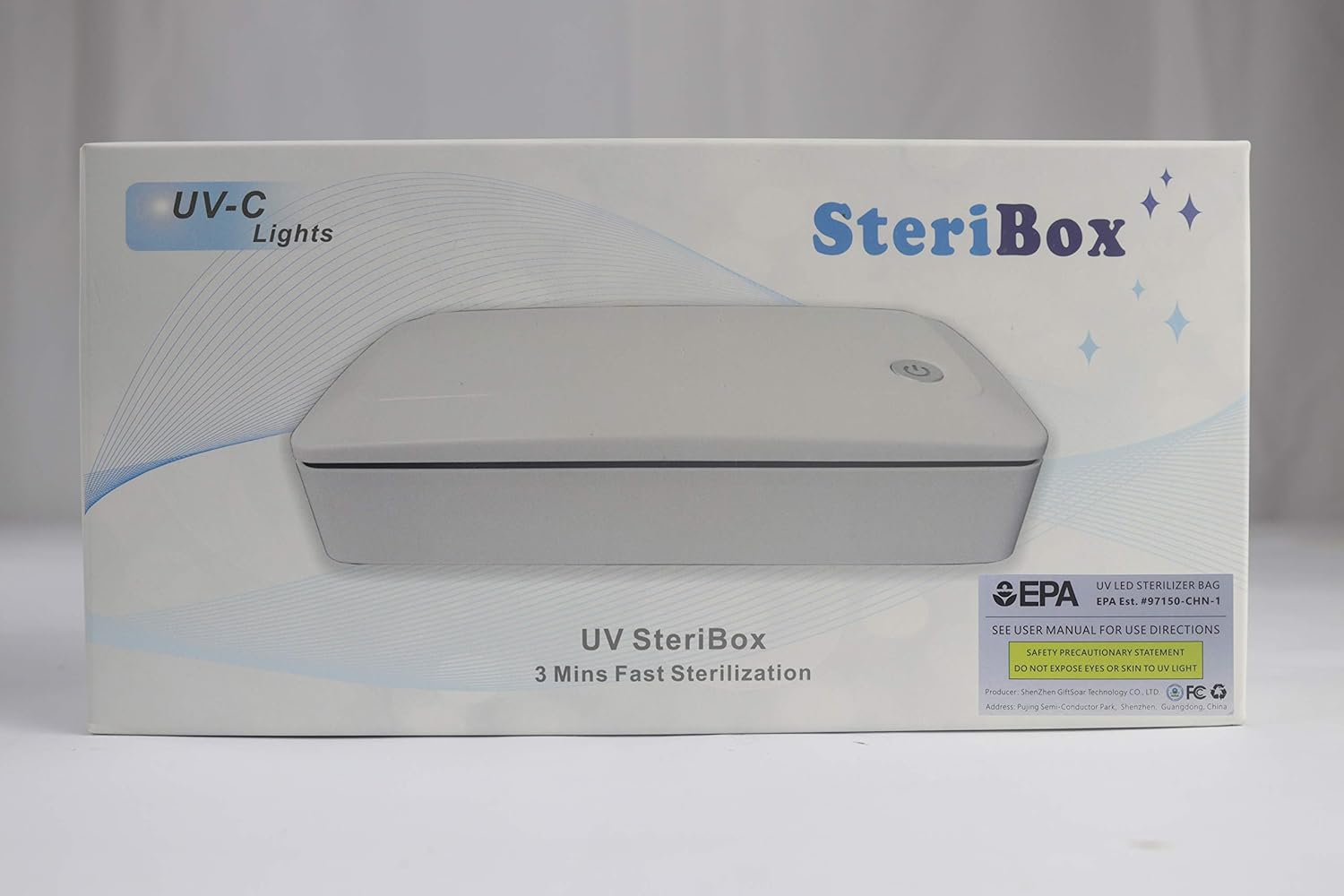 JJ CARE UV Light Sanitizer Box, UV Phone Sanitizer Box, Multipurpose UV Disinfection Box for Home Use, Spa, Salon, Clinics, Office - Wood White: Health & Personal Care