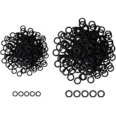 TRUSCEND Gradient Fishing Wacky Rig Tool with Silicone O Rings 210Pcs for 3"-4" and 5"-7" Fishing Worm Lures, Ultra-Smooth Downriggers Tube for Easy Installation and Great Protection of Stick Bait