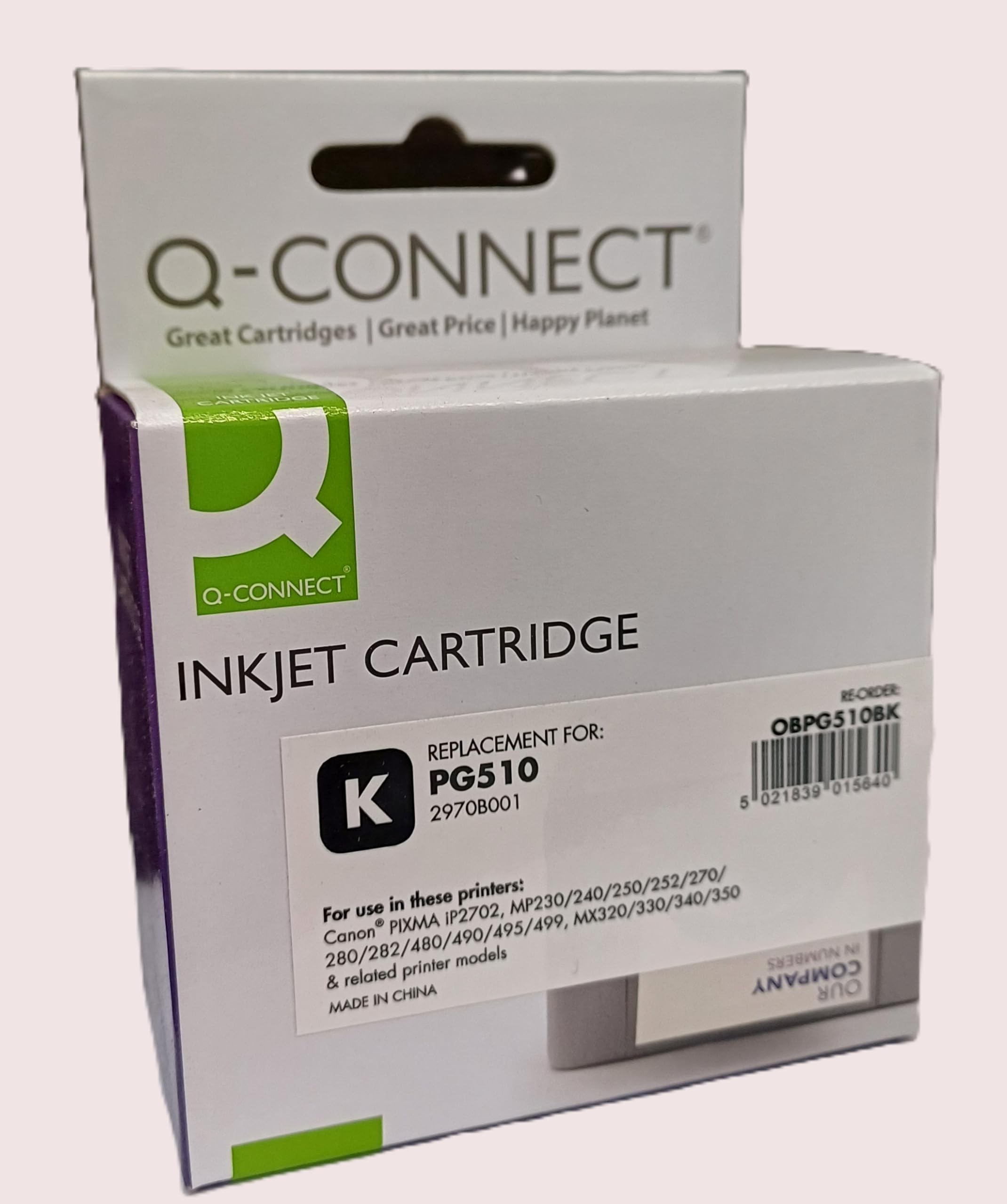 Q-Connect Canon PG-510 Remanufactured Black Inkjet Cartridge