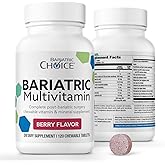 Bariatric Choice My Bariatric Chewable Multivitamin with Iron & 300mg Calcium, Berry (120ct)