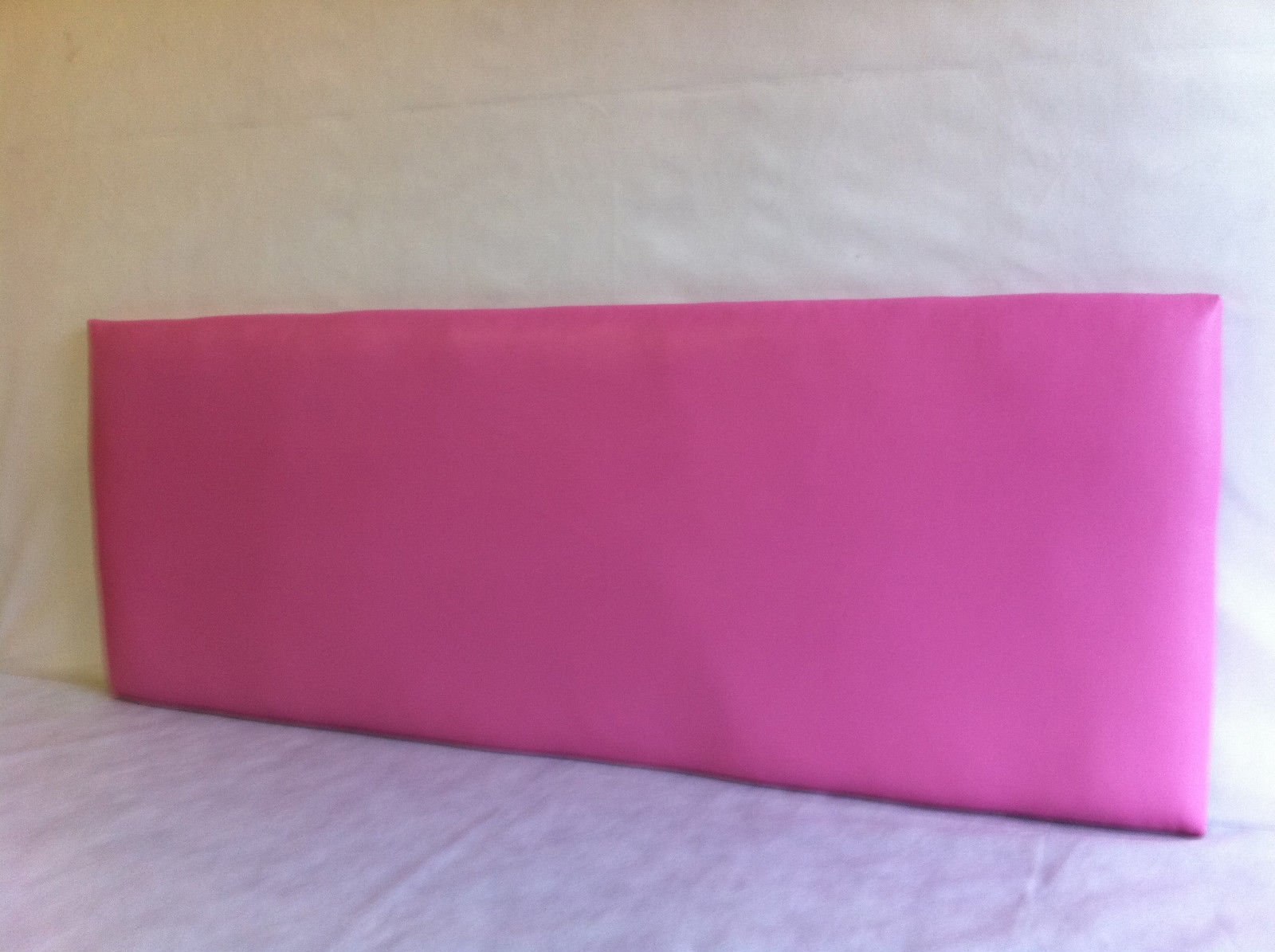 CROWNBEDSUK FAUX LEATHER VICTORIA HEADBOARD AND COLOURS (4FT6 DOUBLE, Pink)