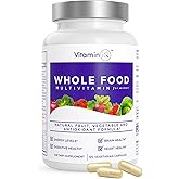 VitaminIQ Multivitamin for Women (120 Vegetarian Capsules) Whole Food Vitamin with Essential Nutrients, Natural Calcium, Magnesium, Selenium, Zinc, Biotin, Vitamin A, B6, C, D3, E, K and More