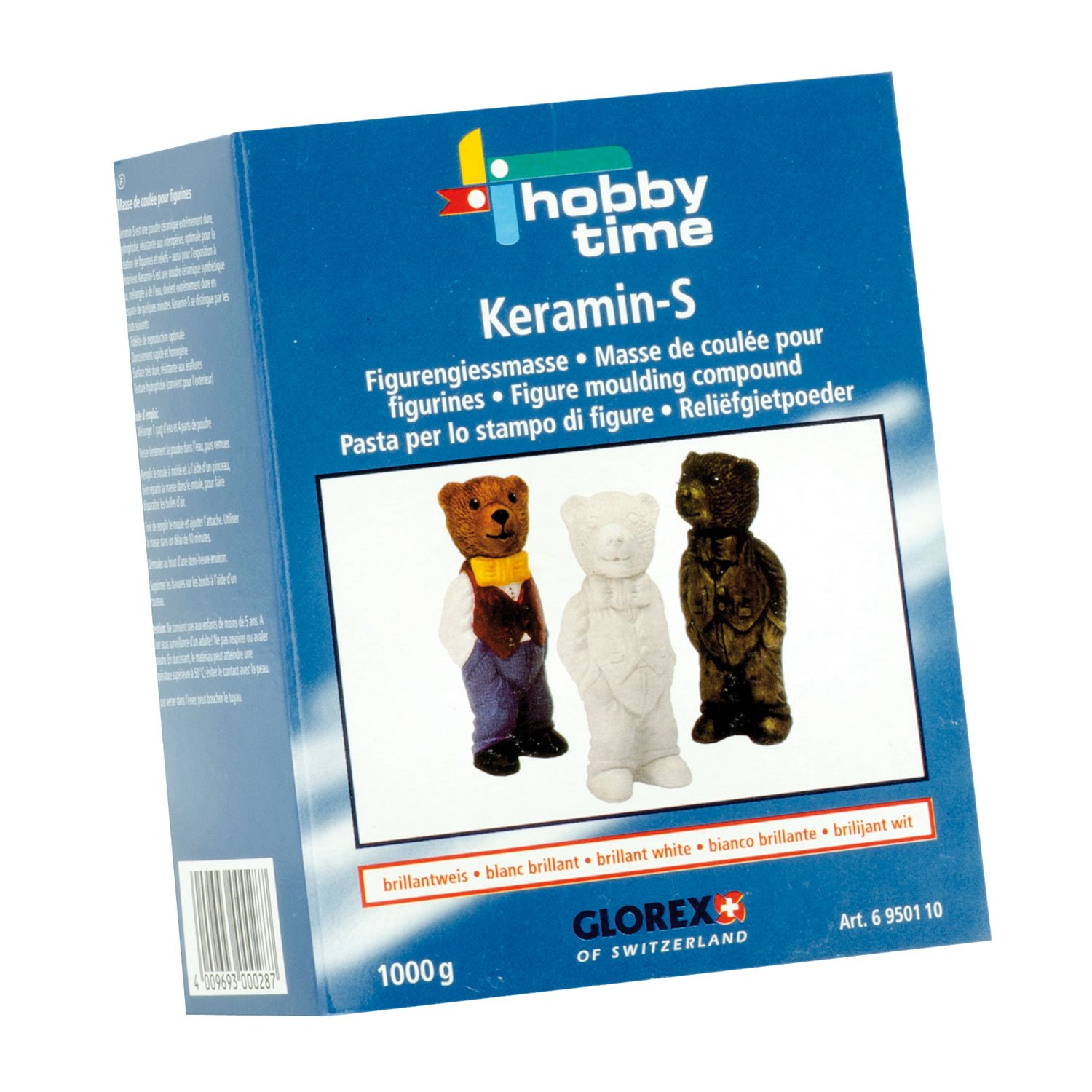 GLOREX 6 9501 10 Ceramic S Snow White 1000 g