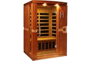 Dynamic Saunas Venice 2-Person Low EMF (Under 8 MG) FAR Infrared Sauna, Curb Side Delivery New